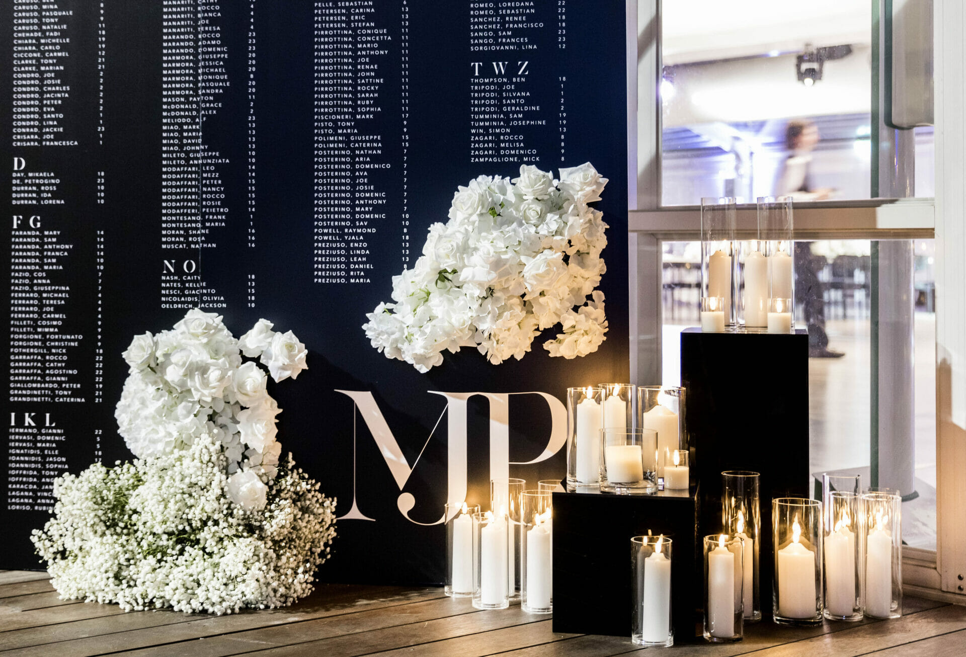 Maree & JP Event Signs